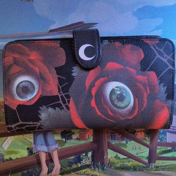 Killstar Eyeball Flower Wallet - Picture 2 of 3